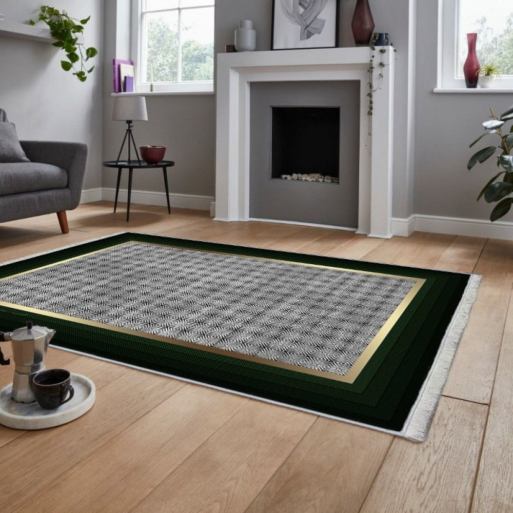 Carpet 827 Green & Gold