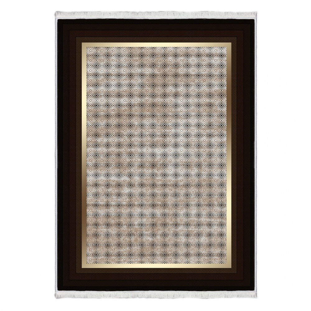 Carpet 828 Brown & Gold
