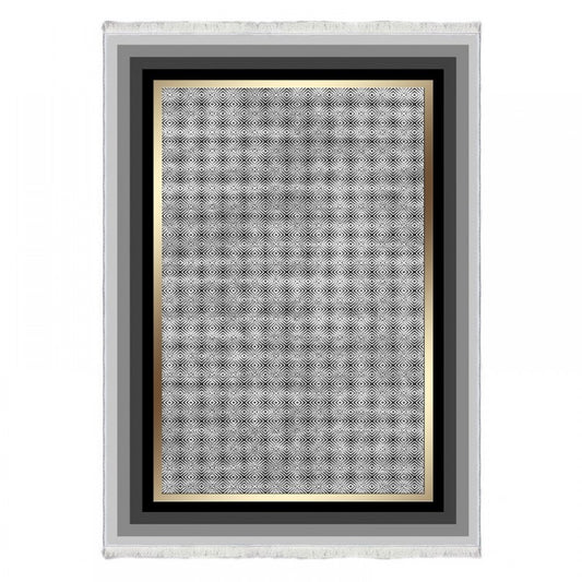 Carpet 829 Gray & Gold