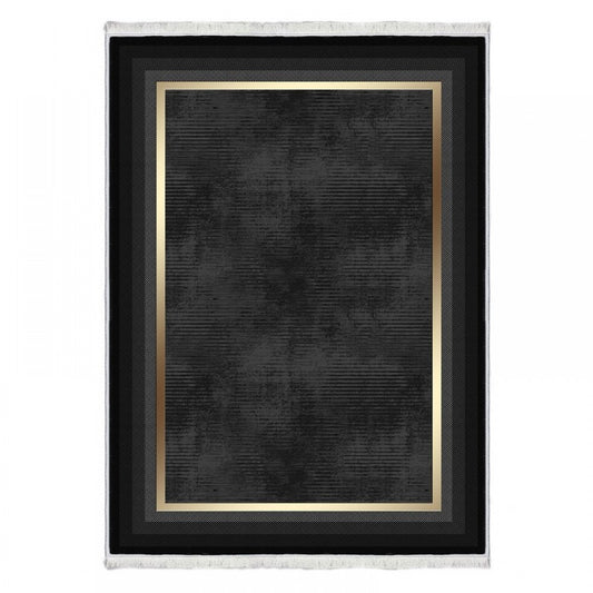 Carpet 831 Black & Gold