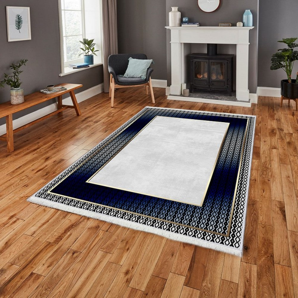 Carpet 840 Blue & Gold