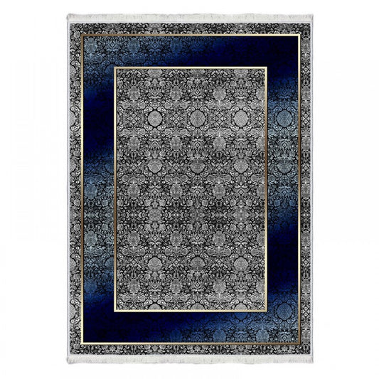 Carpet 842 Blue & Gray