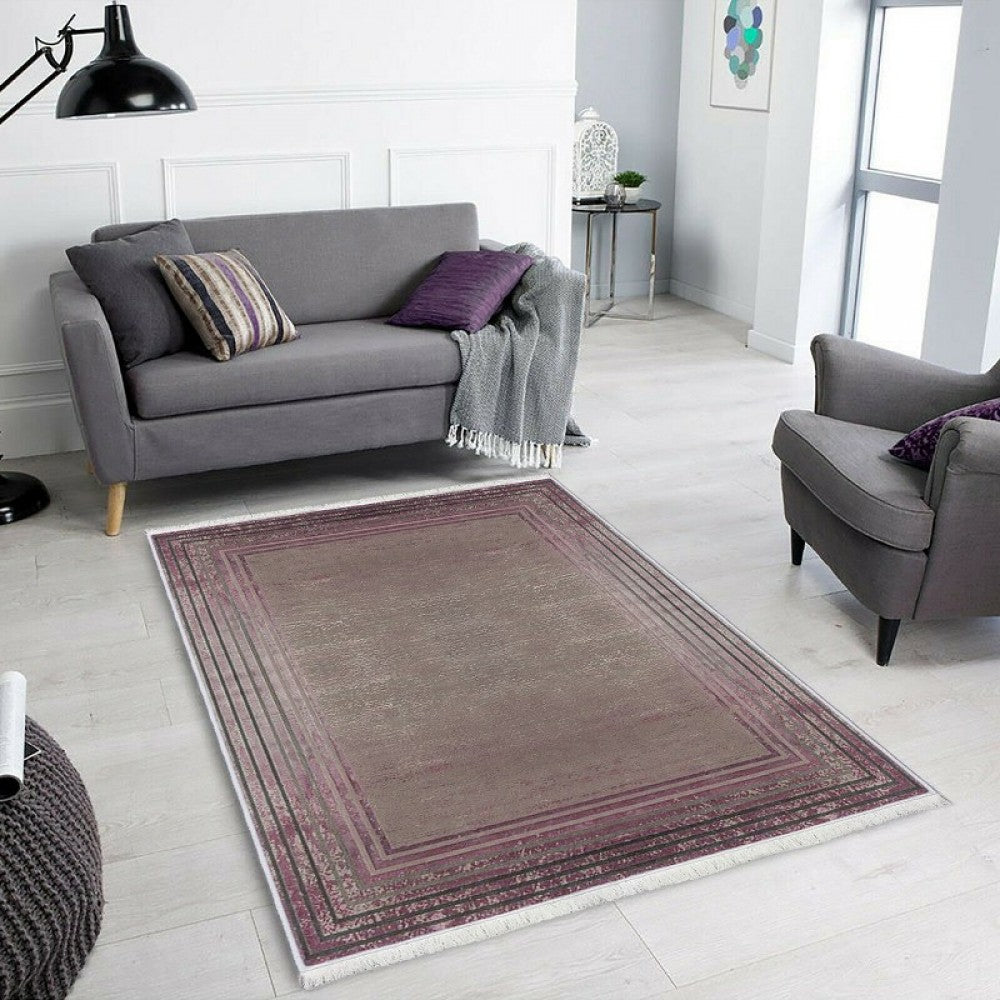 Washable carpets in purple