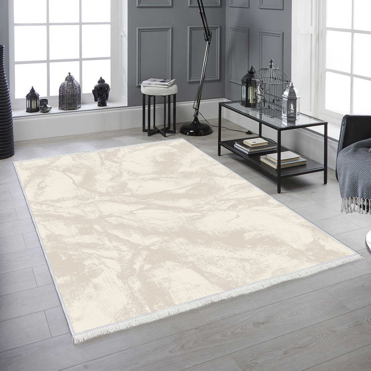 Washable carpets in beige