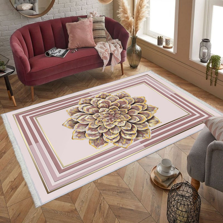 Washable rugs in pink