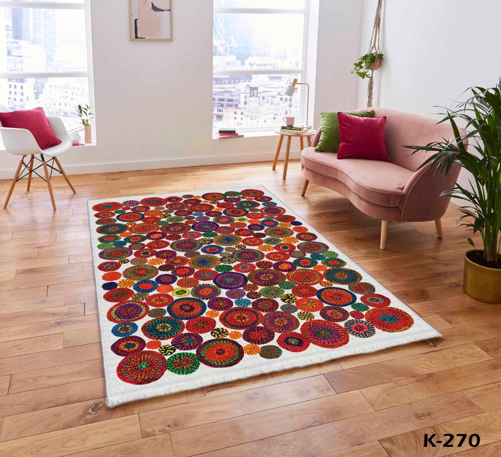 Washable carpets in colour