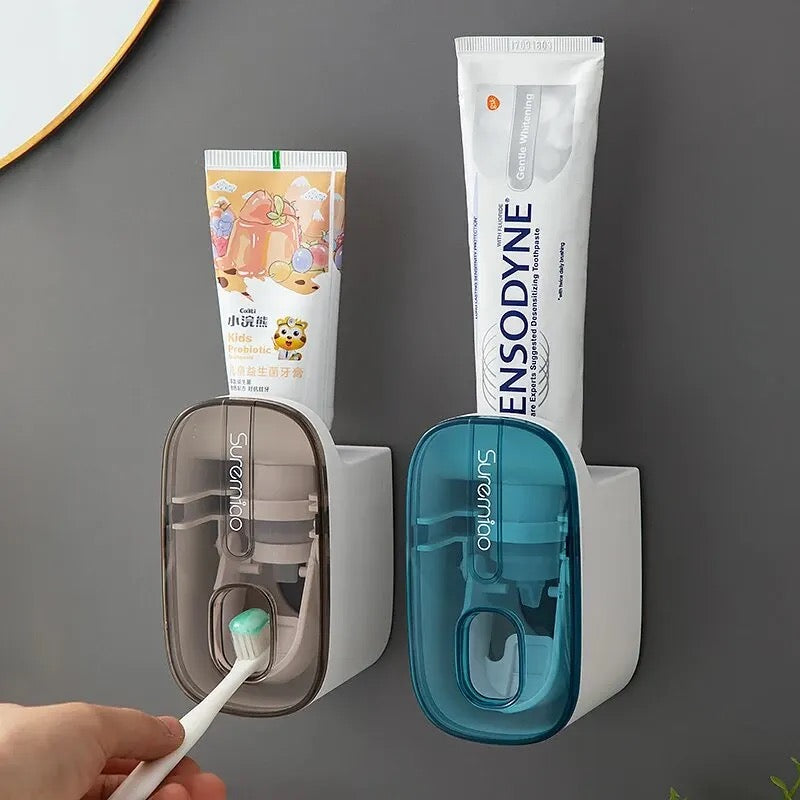 Automatic toothpaste dispenser for bathroom